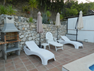 Pool area with BBQ